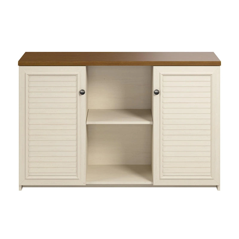 Meuble d'appoint Fairview Bush Furniture avec portes et étagères