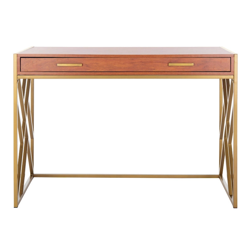 Bureau SAFAVIEH Manila moderne bicolore à 1 tiroir