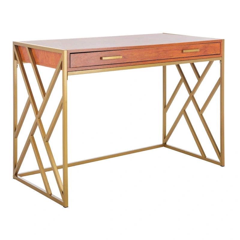 Bureau SAFAVIEH Manila moderne bicolore à 1 tiroir