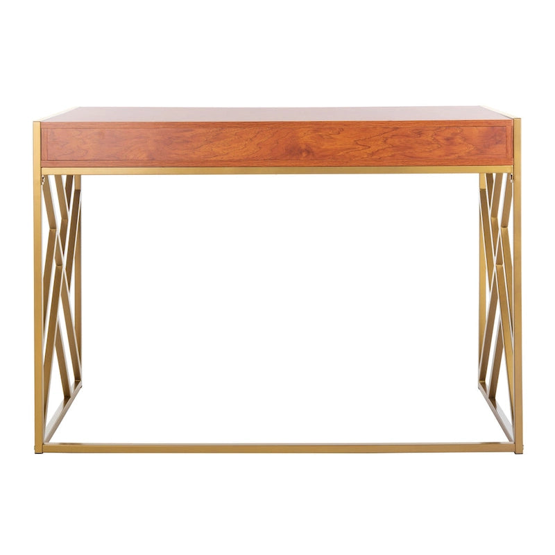Bureau SAFAVIEH Manila moderne bicolore à 1 tiroir