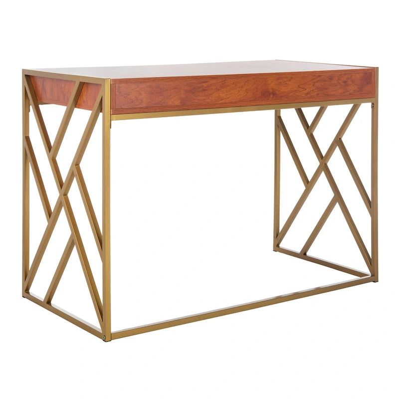 Bureau SAFAVIEH Manila moderne bicolore à 1 tiroir