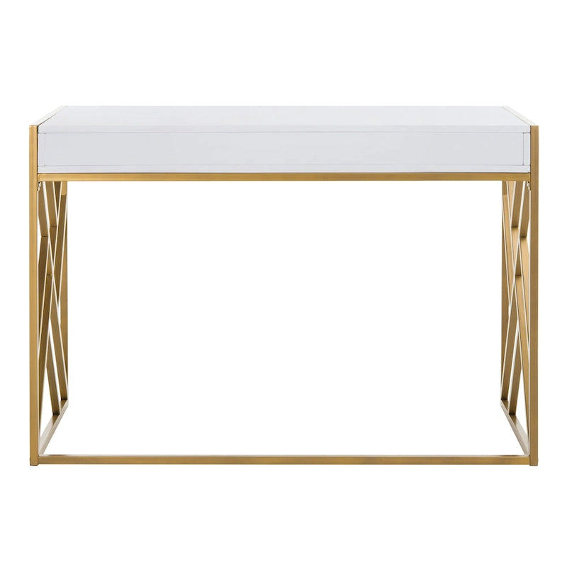 Bureau SAFAVIEH Manila moderne bicolore à 1 tiroir