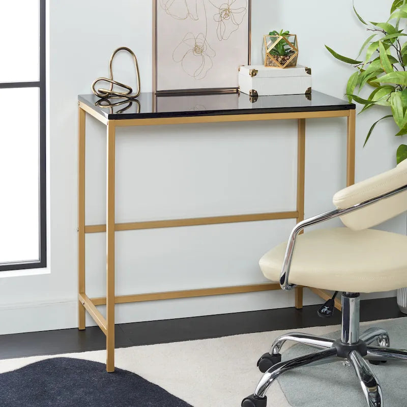 Bureau en bois brillant Aleen de SAFAVIEH