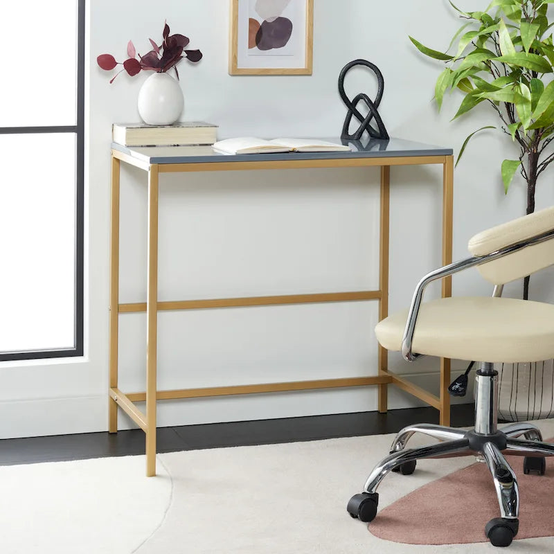 Bureau en bois brillant Aleen de SAFAVIEH