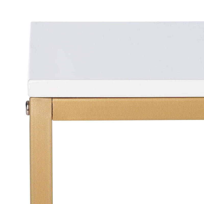 Bureau en bois brillant Aleen de SAFAVIEH