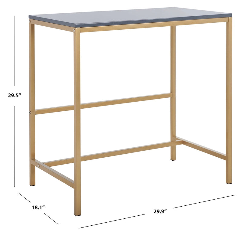 Bureau en bois brillant Aleen de SAFAVIEH