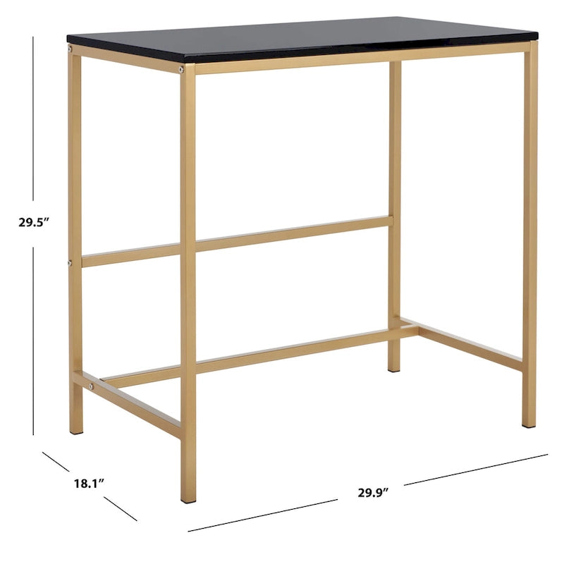 Bureau en bois brillant Aleen de SAFAVIEH