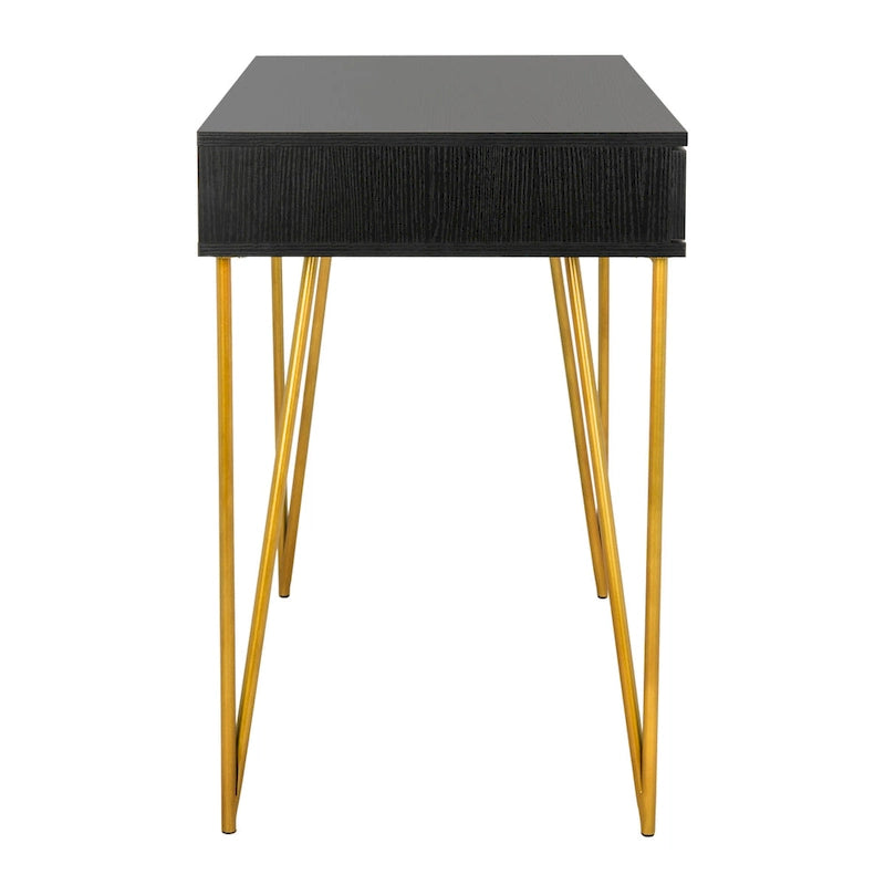 SAFAVIEH Ladonna Bureau 2 tiroirs en pin naturel