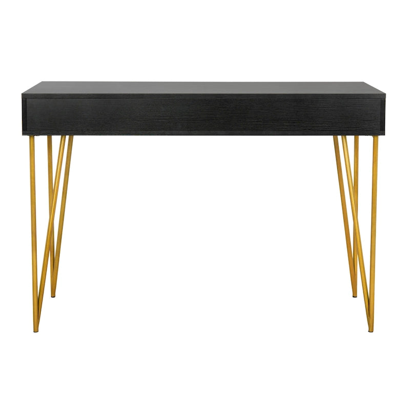 SAFAVIEH Ladonna Bureau 2 tiroirs en pin naturel
