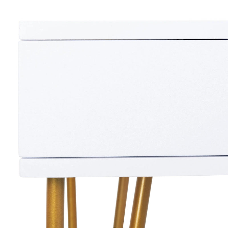SAFAVIEH Ladonna Bureau 2 tiroirs en pin naturel