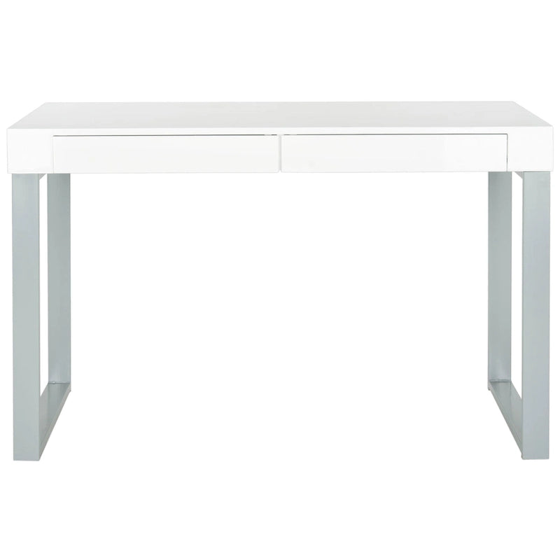 Bureau Barton blanc/gris SAFAVIEH