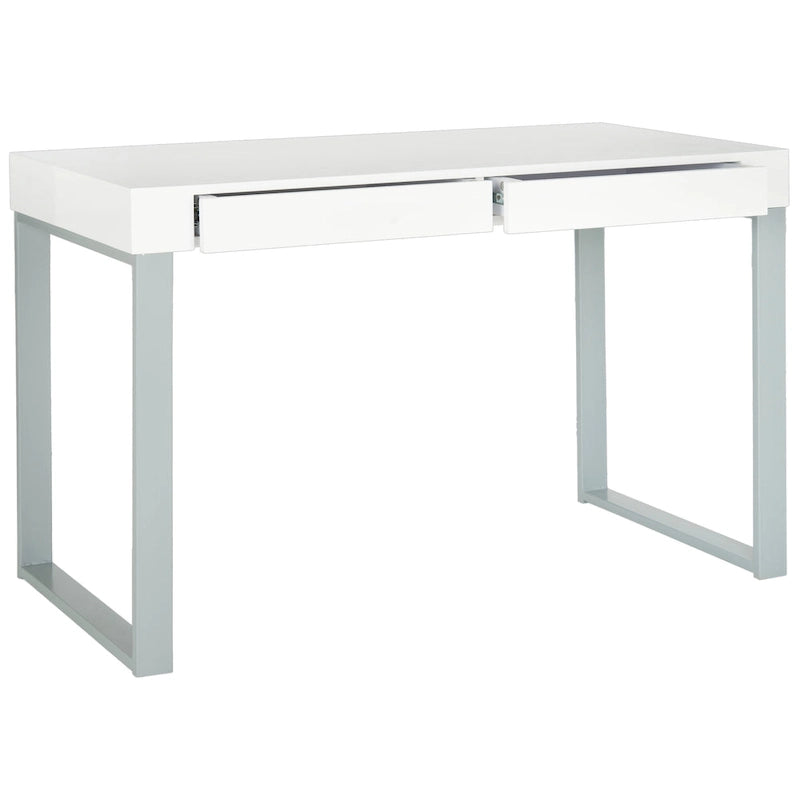 Bureau Barton blanc/gris SAFAVIEH