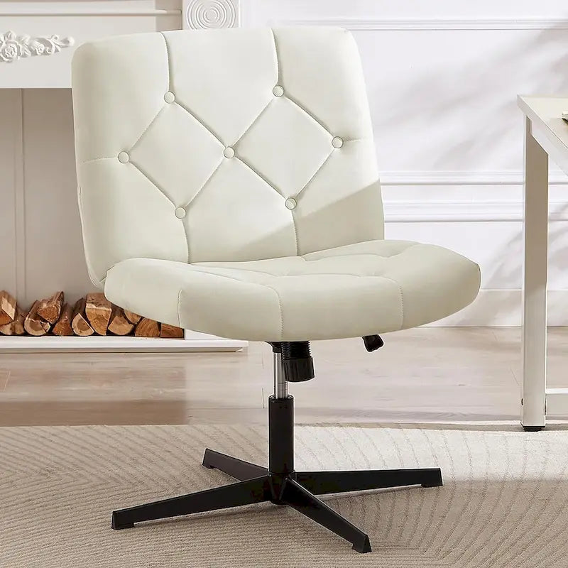 Javlergo Chaise de Bureau sans Accoudoirs sans Roulettes, Chaise de Bureau Chaise d'Ordinateur