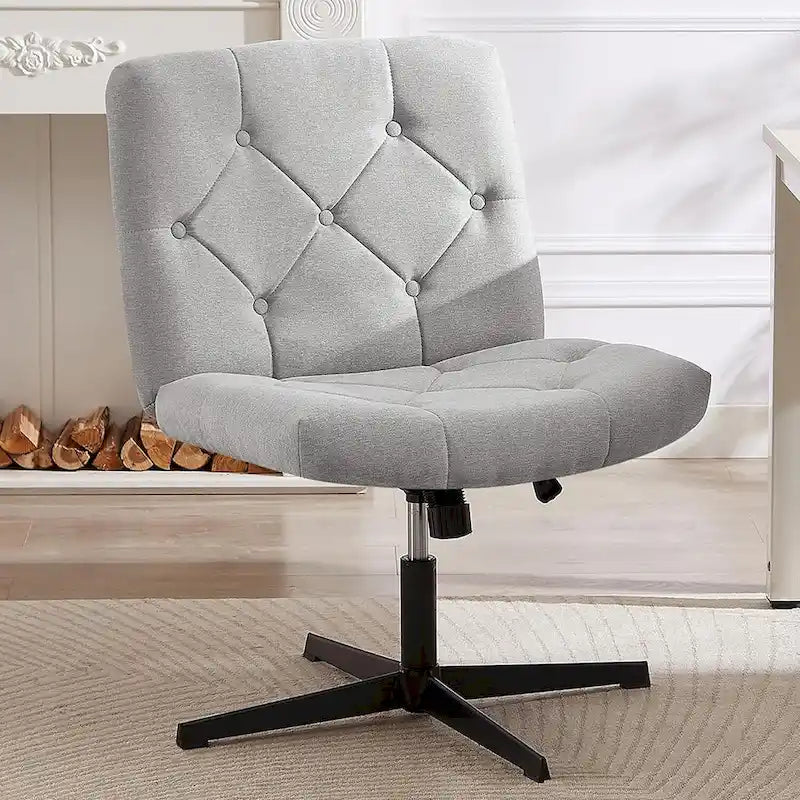 Javlergo Chaise de Bureau sans Accoudoirs sans Roulettes, Chaise de Bureau Chaise d'Ordinateur