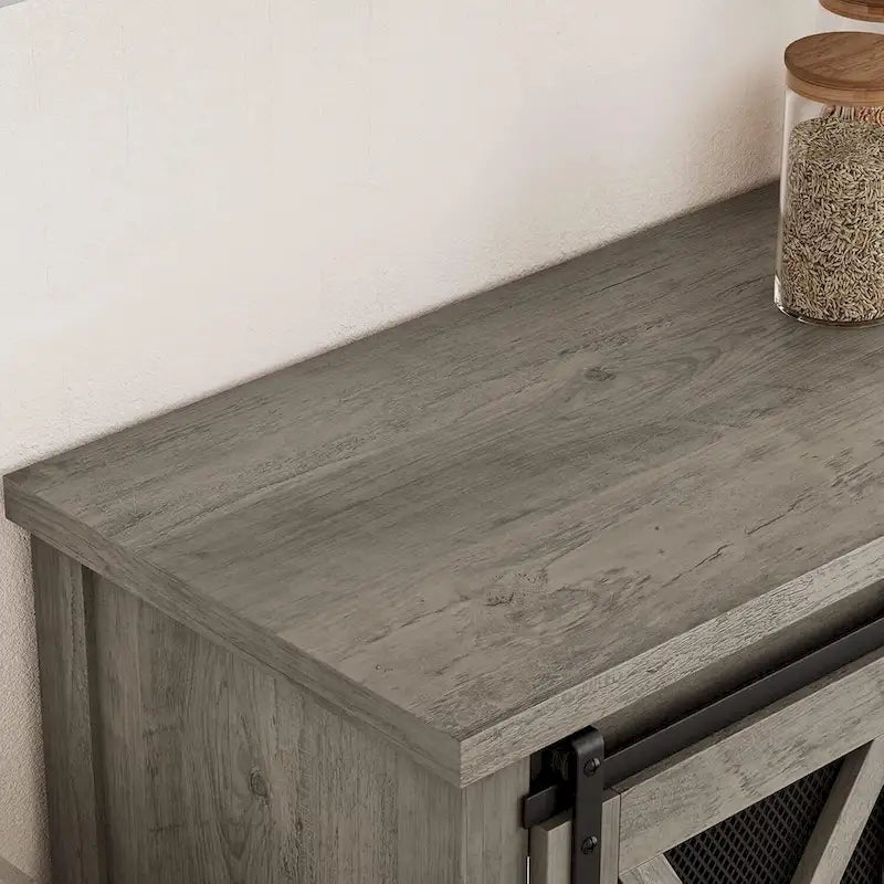 Meuble bas de bar à café, buffet de rangement avec porte-verres à vin