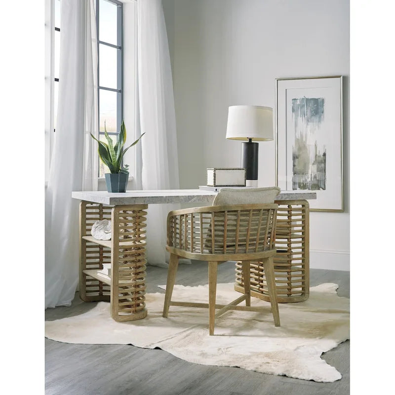 Bureau d'écriture côtier moderne Hooker Furniture Surfrider 60 po de large