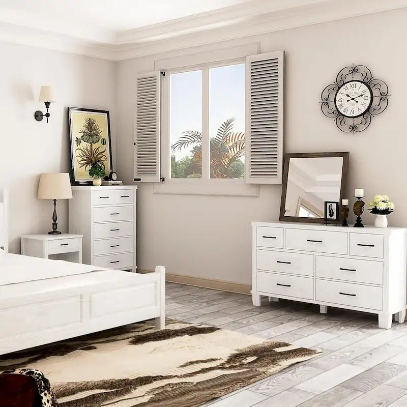 Commode de chambre IDEALHOUSE avec 7 tiroirs