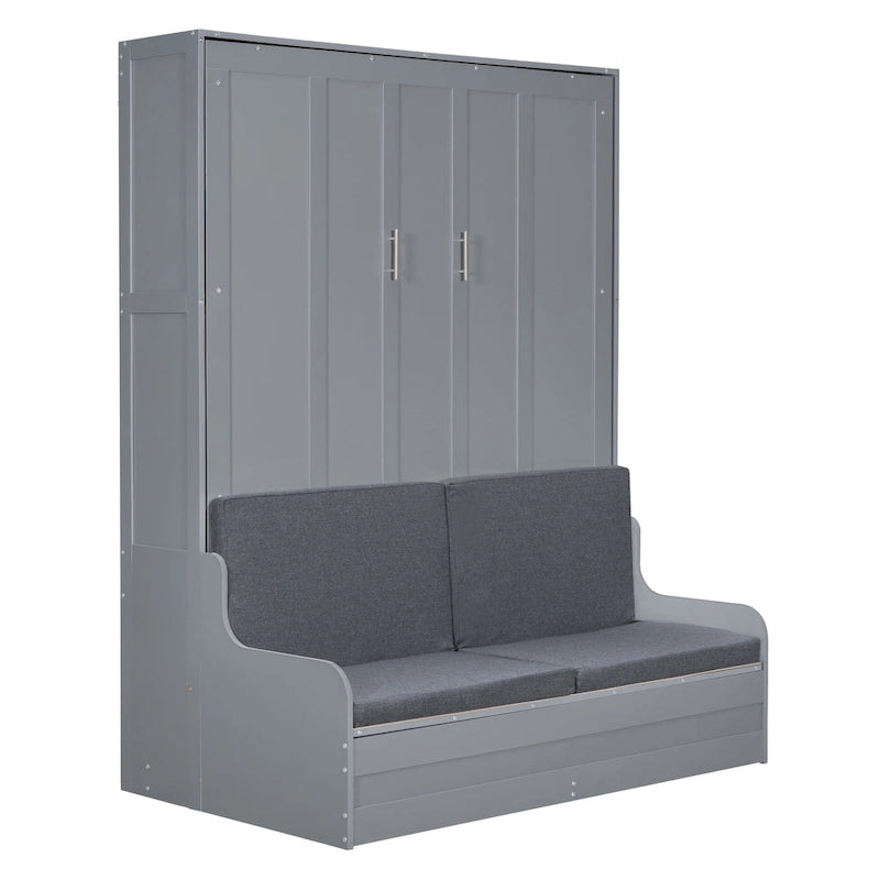 Lit escamotable Queen moderne avec coussin