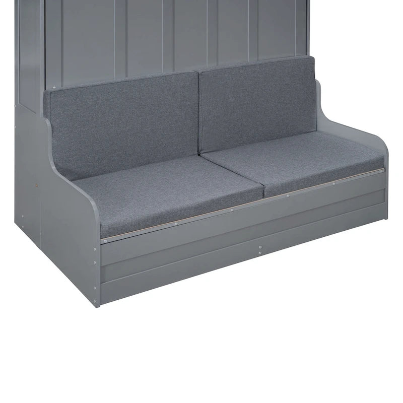 Lit escamotable Queen moderne avec coussin