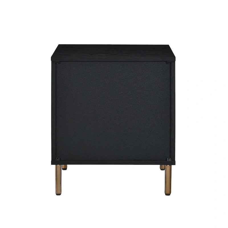 Commode à 3 tiroirs en bois massif, armoire de rangement avec poignée en bois massif pour chambre à coucher, salon