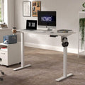 Bureau électrique réglable en hauteur KOWO K3041 55 - Poste de travail assis-debout pour bureau à domicile, avec mémoire de position