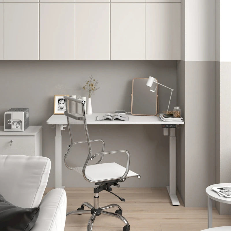 Bureau électrique réglable en hauteur KOWO K3041 55 - Poste de travail assis-debout pour bureau à domicile, avec mémoire de position