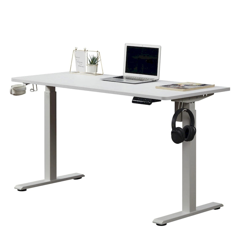Bureau électrique réglable en hauteur KOWO K3041 55 - Poste de travail assis-debout pour bureau à domicile, avec mémoire de position