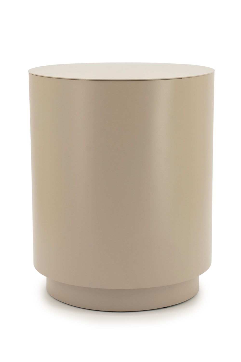 Table d'appoint cylindrique en fer