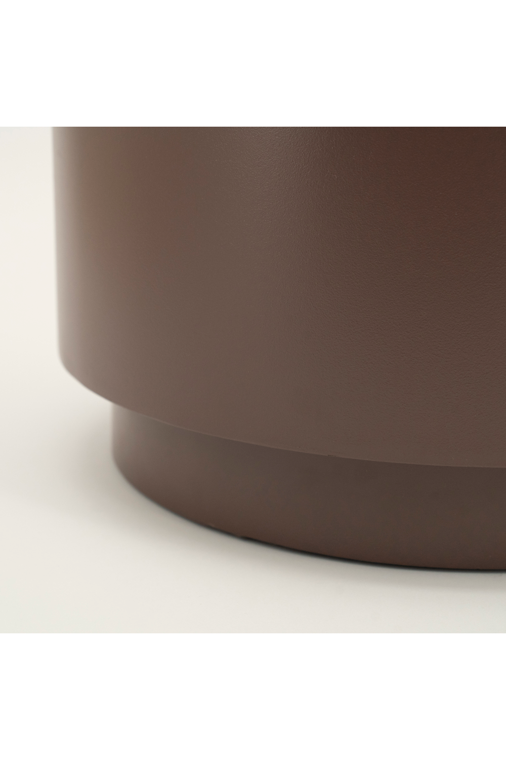 Table d'appoint cylindrique en fer