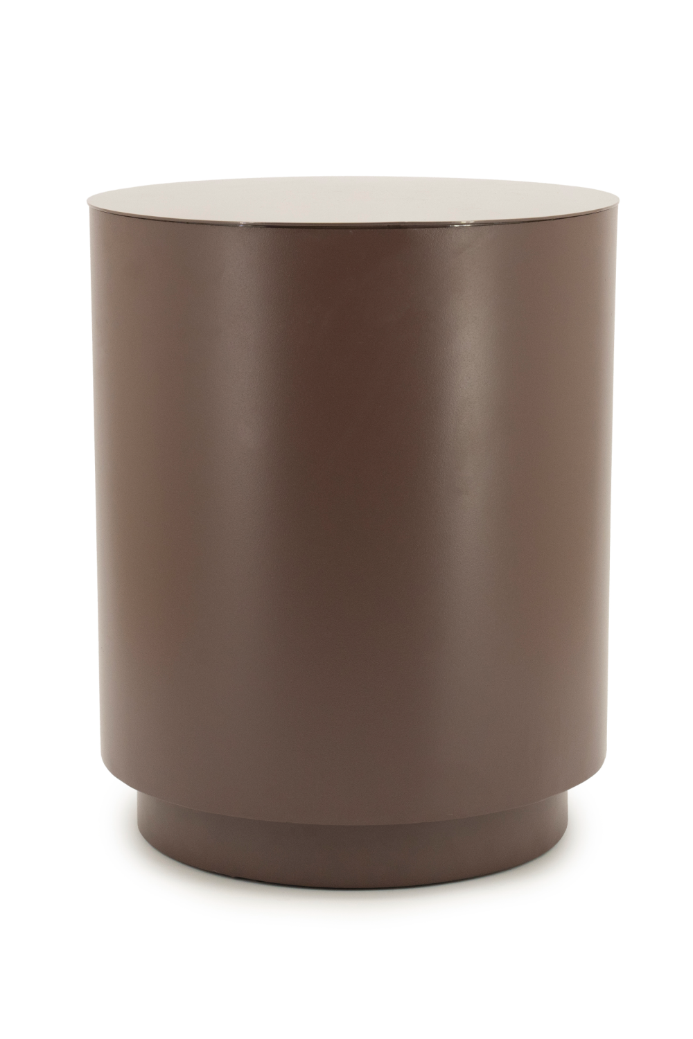 Table d'appoint cylindrique en fer