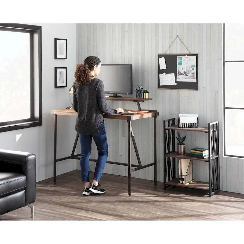 Bureau debout Gunn de Carbon Loft avec tablette amovible