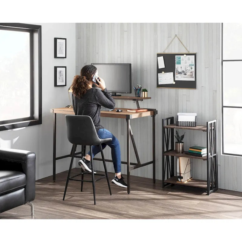 Bureau debout Gunn de Carbon Loft avec tablette amovible