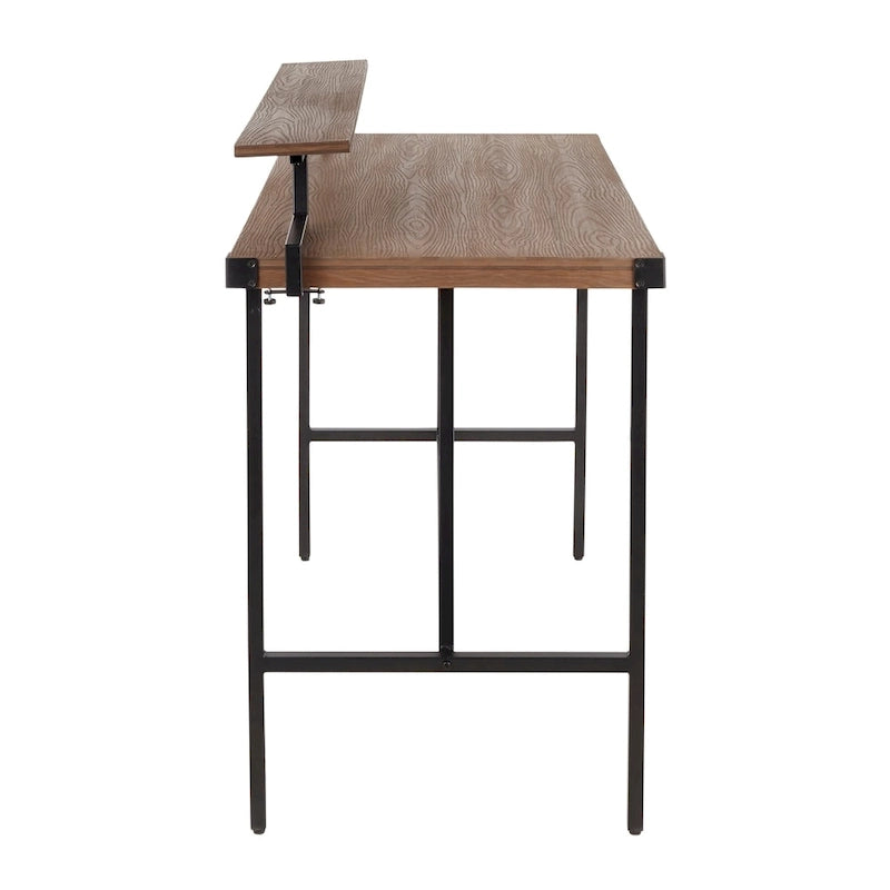 Bureau debout Gunn de Carbon Loft avec tablette amovible