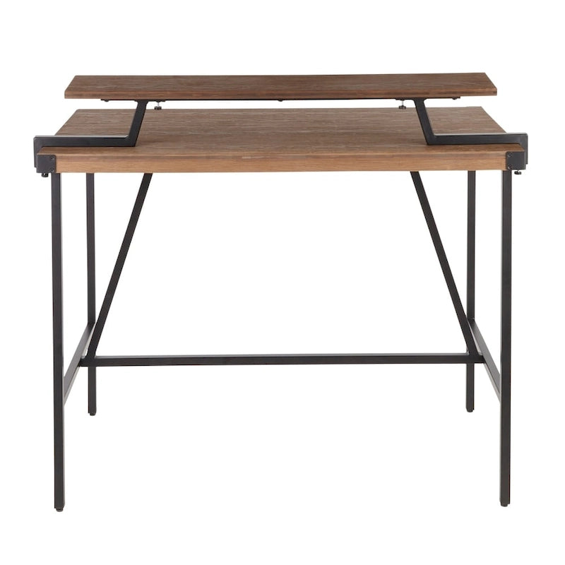 Bureau debout Gunn de Carbon Loft avec tablette amovible