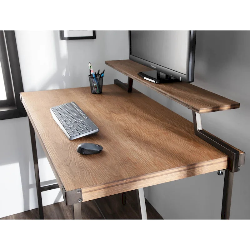 Bureau debout Gunn de Carbon Loft avec tablette amovible