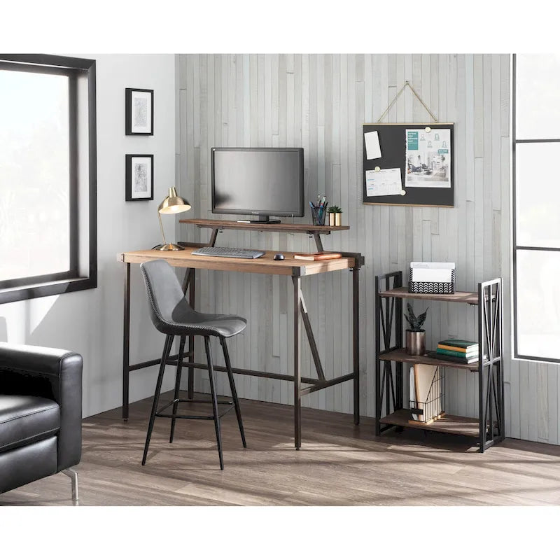 Bureau debout Gunn de Carbon Loft avec tablette amovible