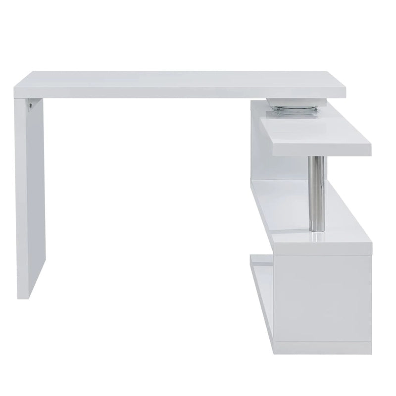 Bureau pivotant Ballintoy avec étagères de SEI Furniture