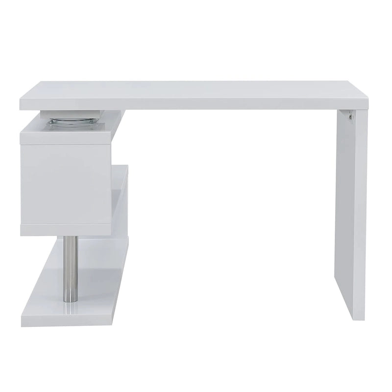 Bureau pivotant Ballintoy avec étagères de SEI Furniture