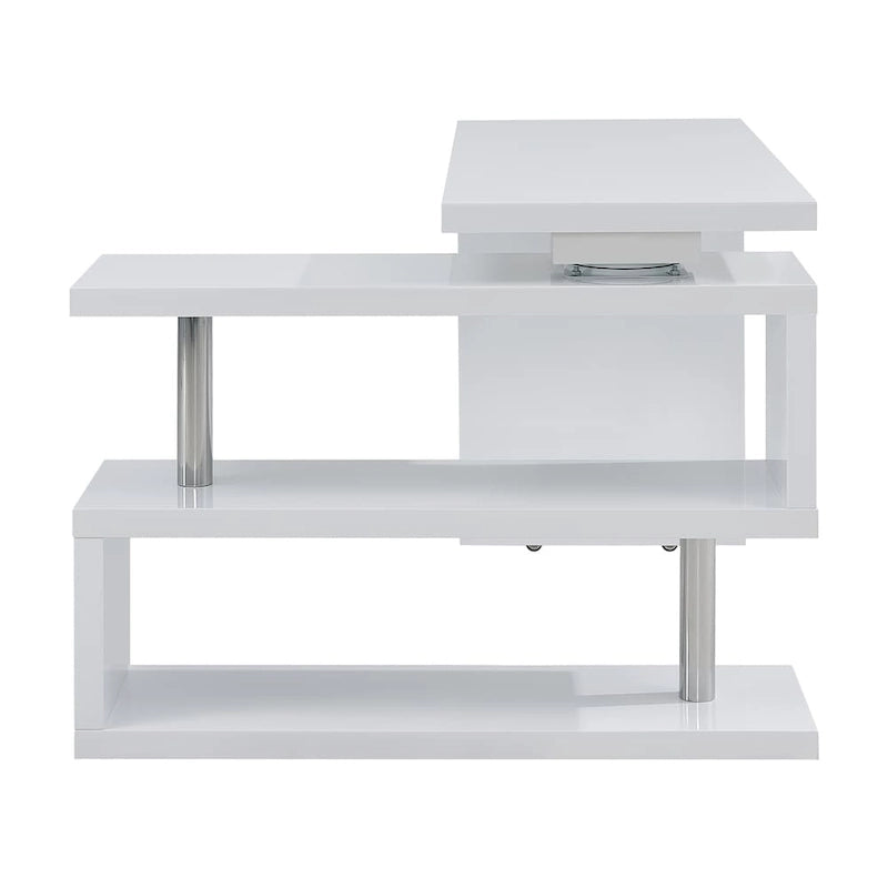 Bureau pivotant Ballintoy avec étagères de SEI Furniture
