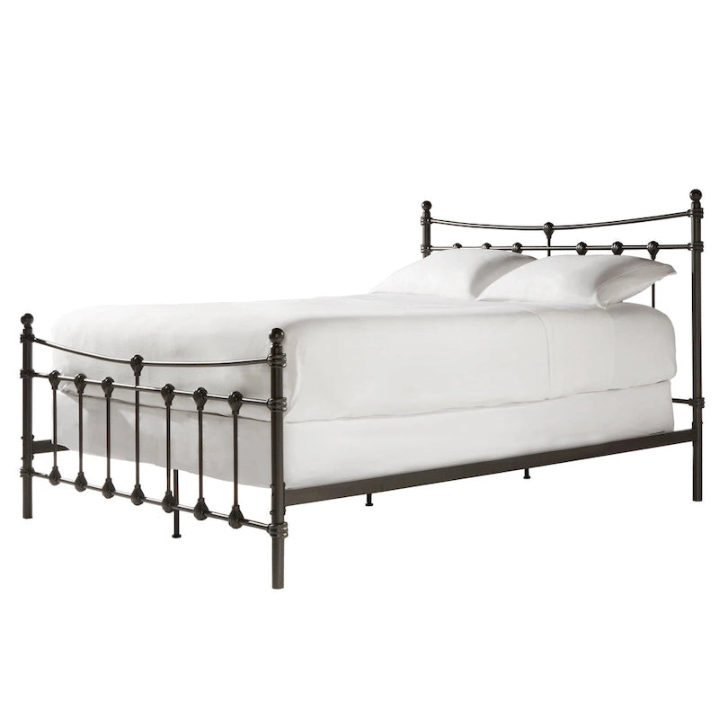 Lit en acier Xander marron foncé par iNSPIRE Q Classic