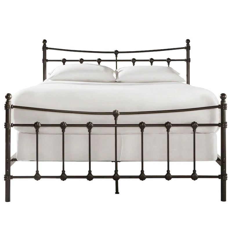Lit en acier Xander marron foncé par iNSPIRE Q Classic