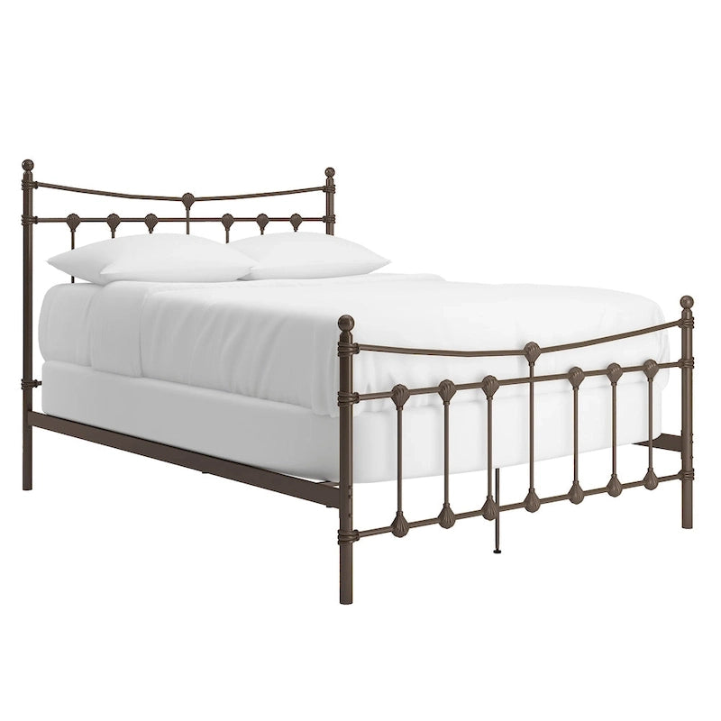 Lit en acier Xander marron foncé par iNSPIRE Q Classic