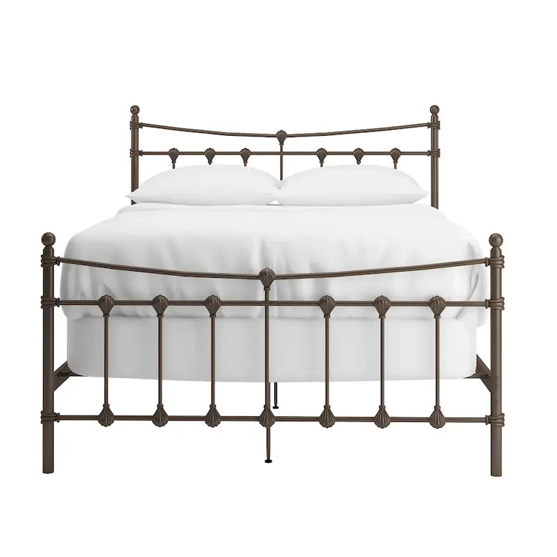 Lit en acier Xander marron foncé par iNSPIRE Q Classic