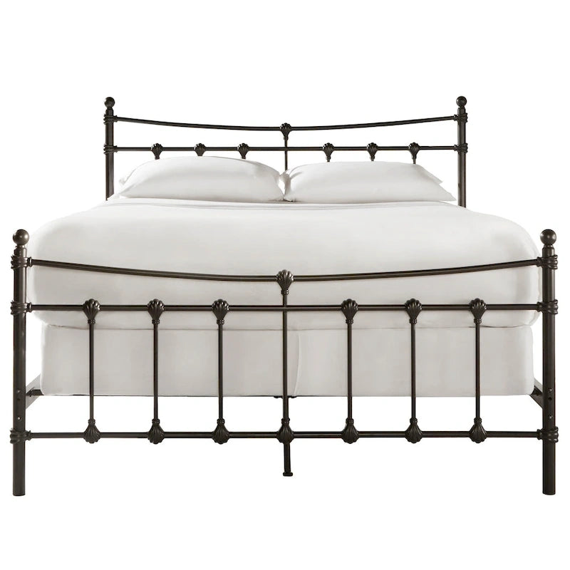 Lit en acier Xander marron foncé par iNSPIRE Q Classic