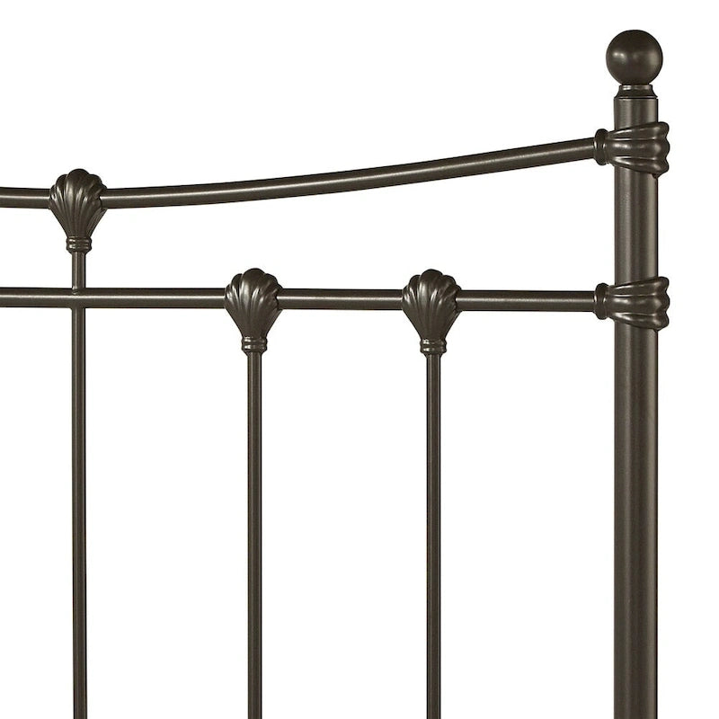 Lit en acier Xander marron foncé par iNSPIRE Q Classic
