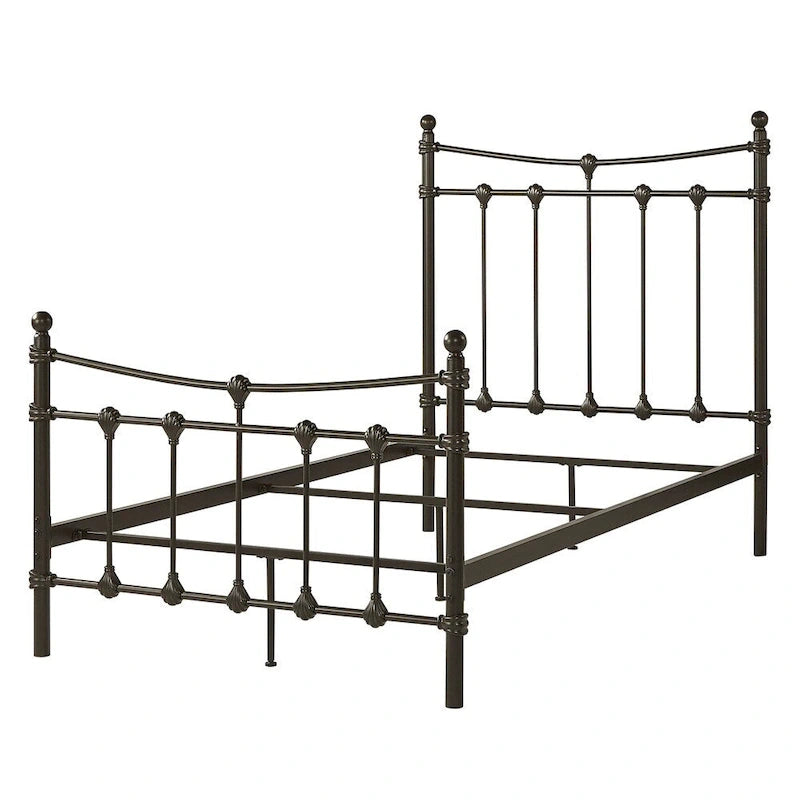 Lit en acier Xander marron foncé par iNSPIRE Q Classic