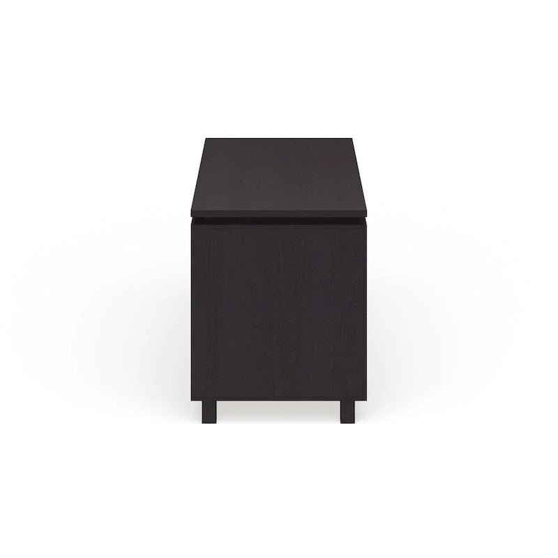 Bureau informatique Morr Modern Espresso de 59 pouces en bois avec 2 tiroirs par Furniture of America