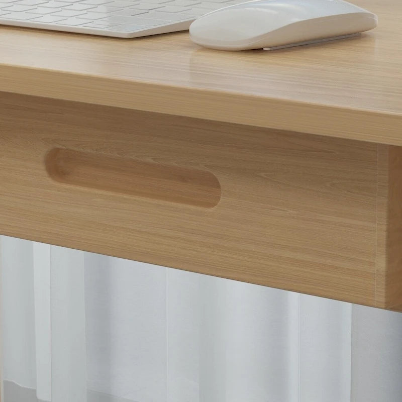 Bureau d'ordinateur Kerrogee 47,2 en bois avec 2 tiroirs - 4 couleurs