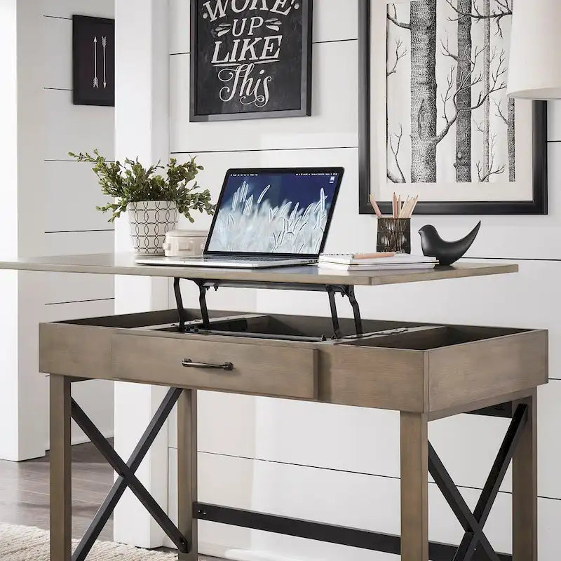 Bureau relevable avec station de charge Murali par iNSPIRE Q Modern