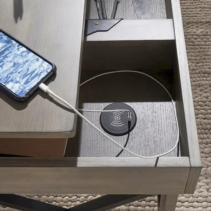 Bureau relevable avec station de charge Murali par iNSPIRE Q Modern